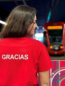 Metro Ligero Oeste celebra los a 100 millones de viajes con una campa�a de felicitaci�n